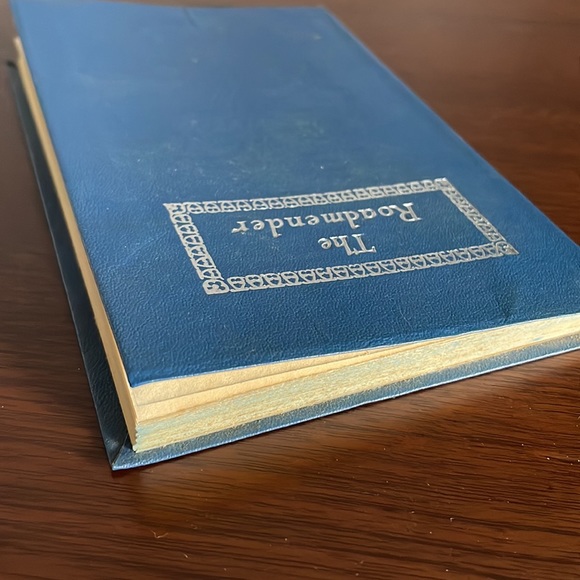 Leather Bound The Roadmender Antique Blue Book - Picture 6 of 6